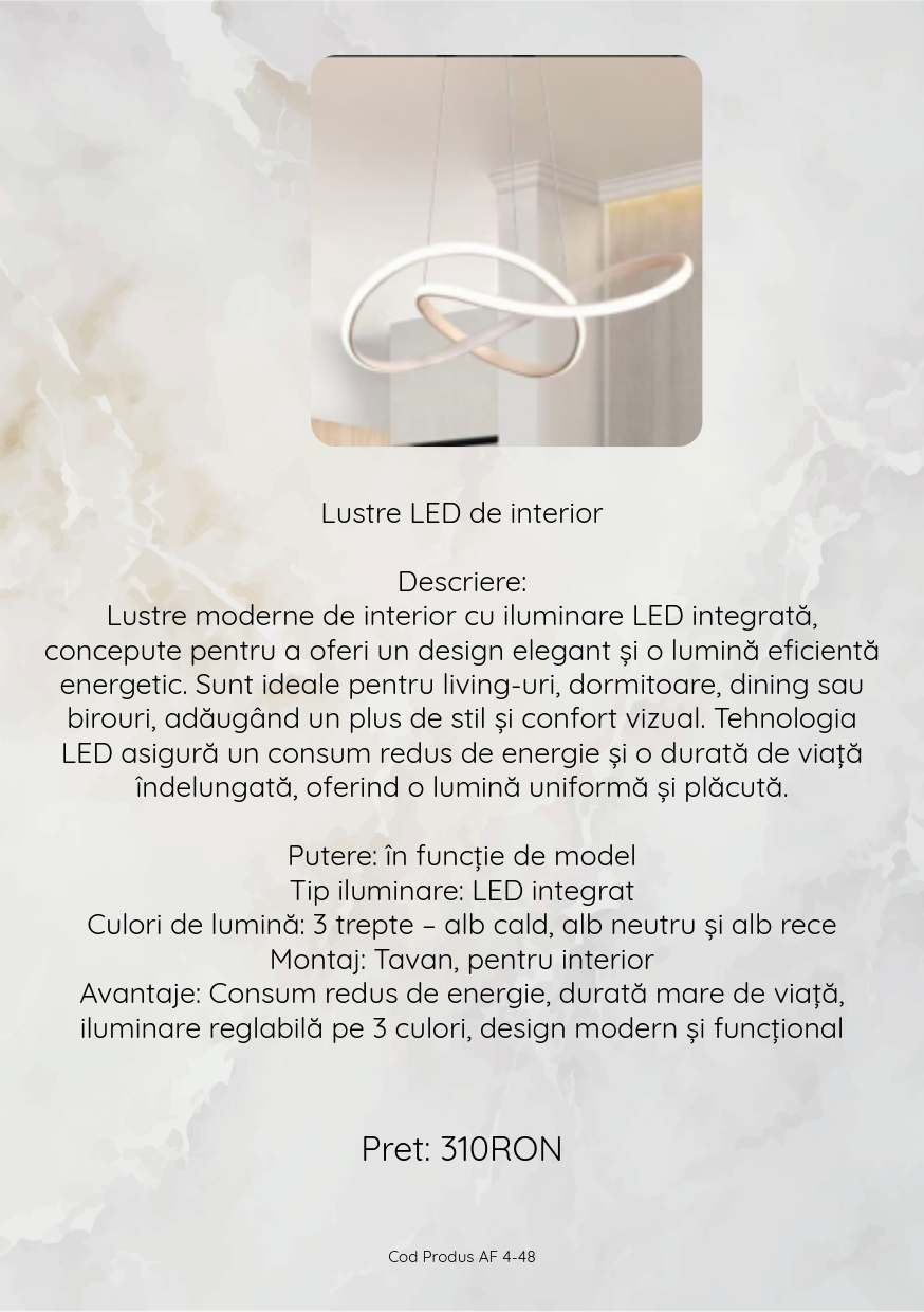 Lustră LED - imagine 2